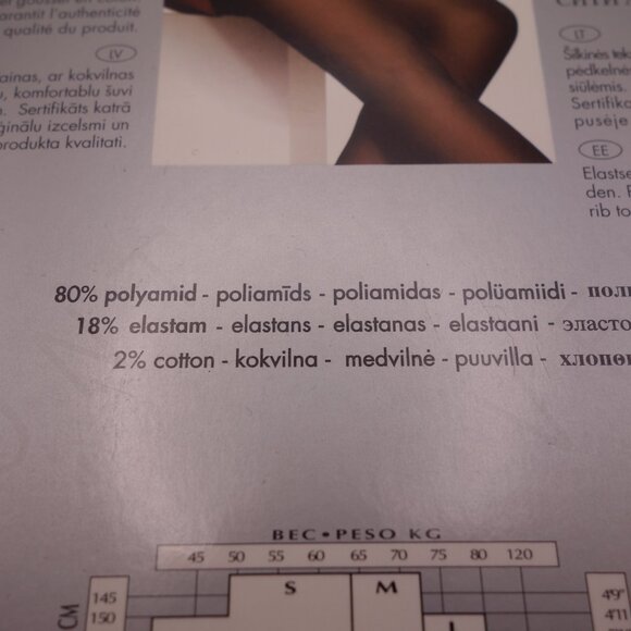 Pierre Cardin Paris City Line Reims 40 Den bas et collant Panty Hose Tights - Picture 8 of 13